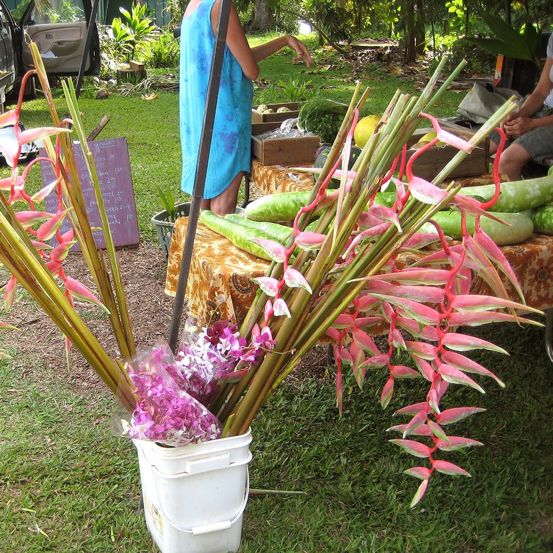 Und so sehen hier Blumensträuße aus