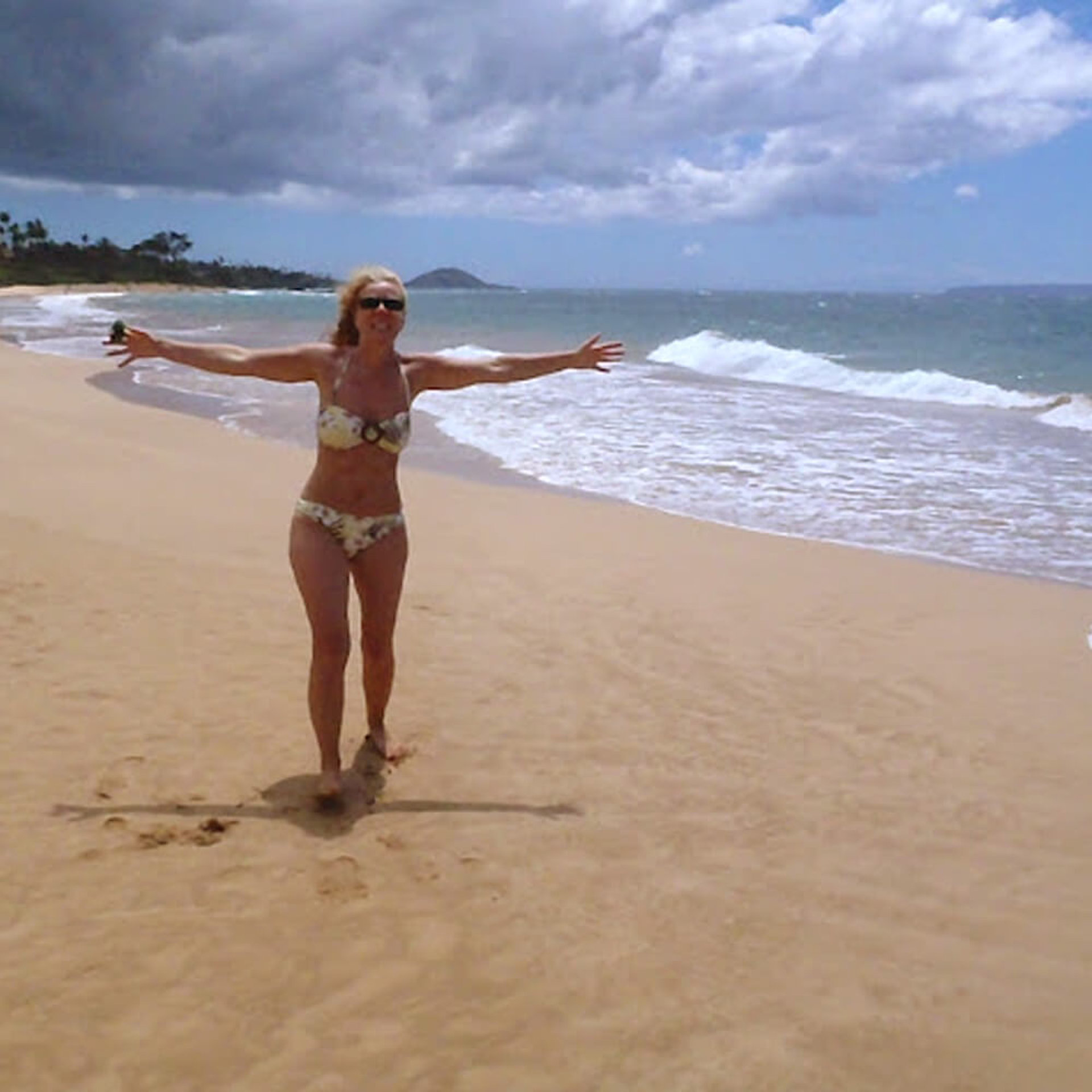 wir haben nochmals versucht in Kihei zu schnorcheln.... no way