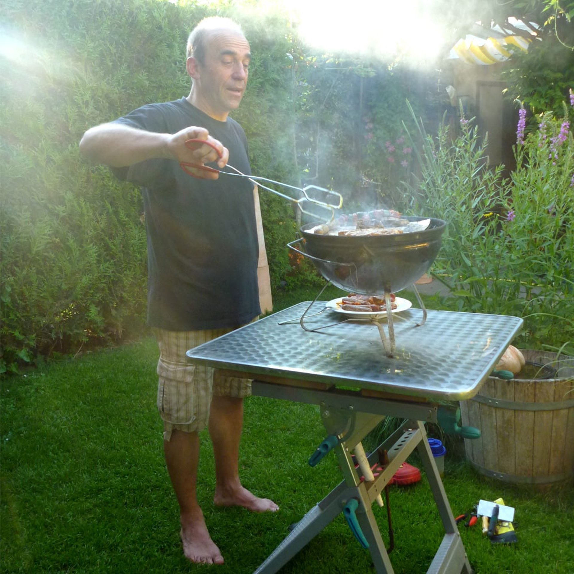 Reiner bei seiner Lieblingsbeschäftigung