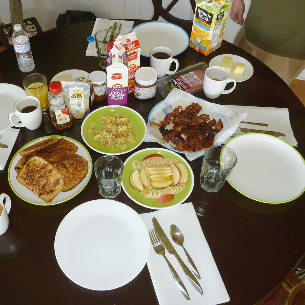 das Frühstück war klasse